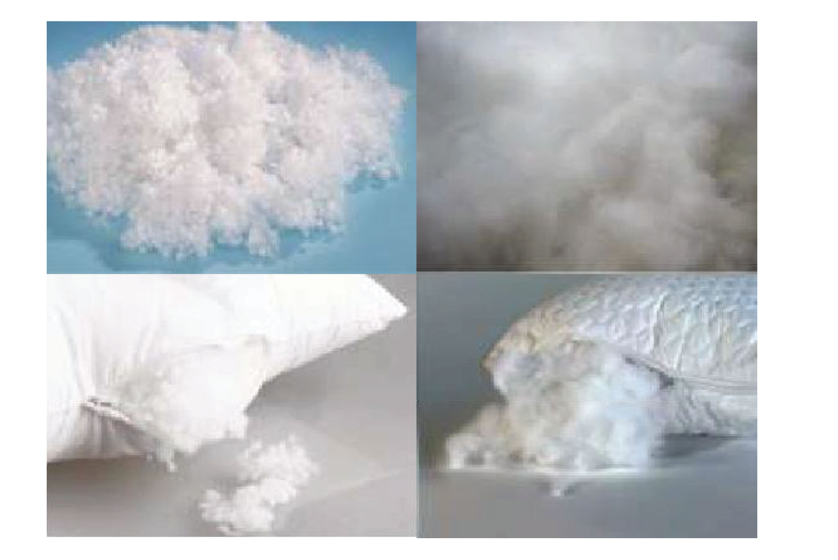 Siliconised Pillow Filling  Fiber